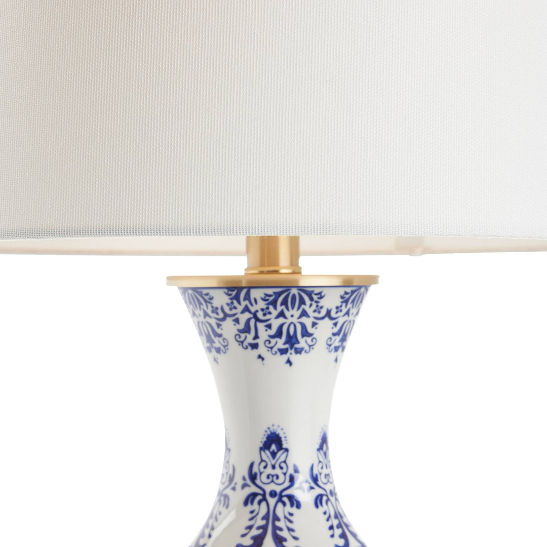 Marguerite Blue And White Lamp - C10297