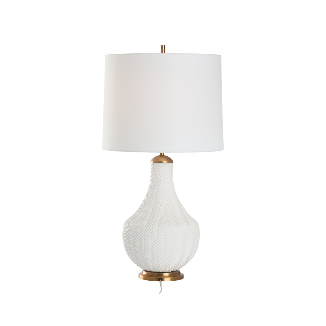 Herringbone Table Lamp - C10398