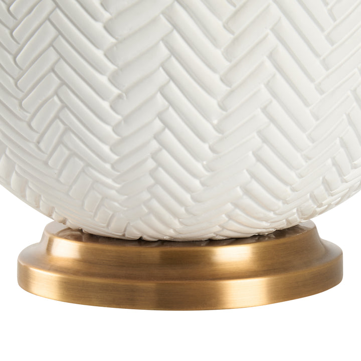 Herringbone Table Lamp - C10398