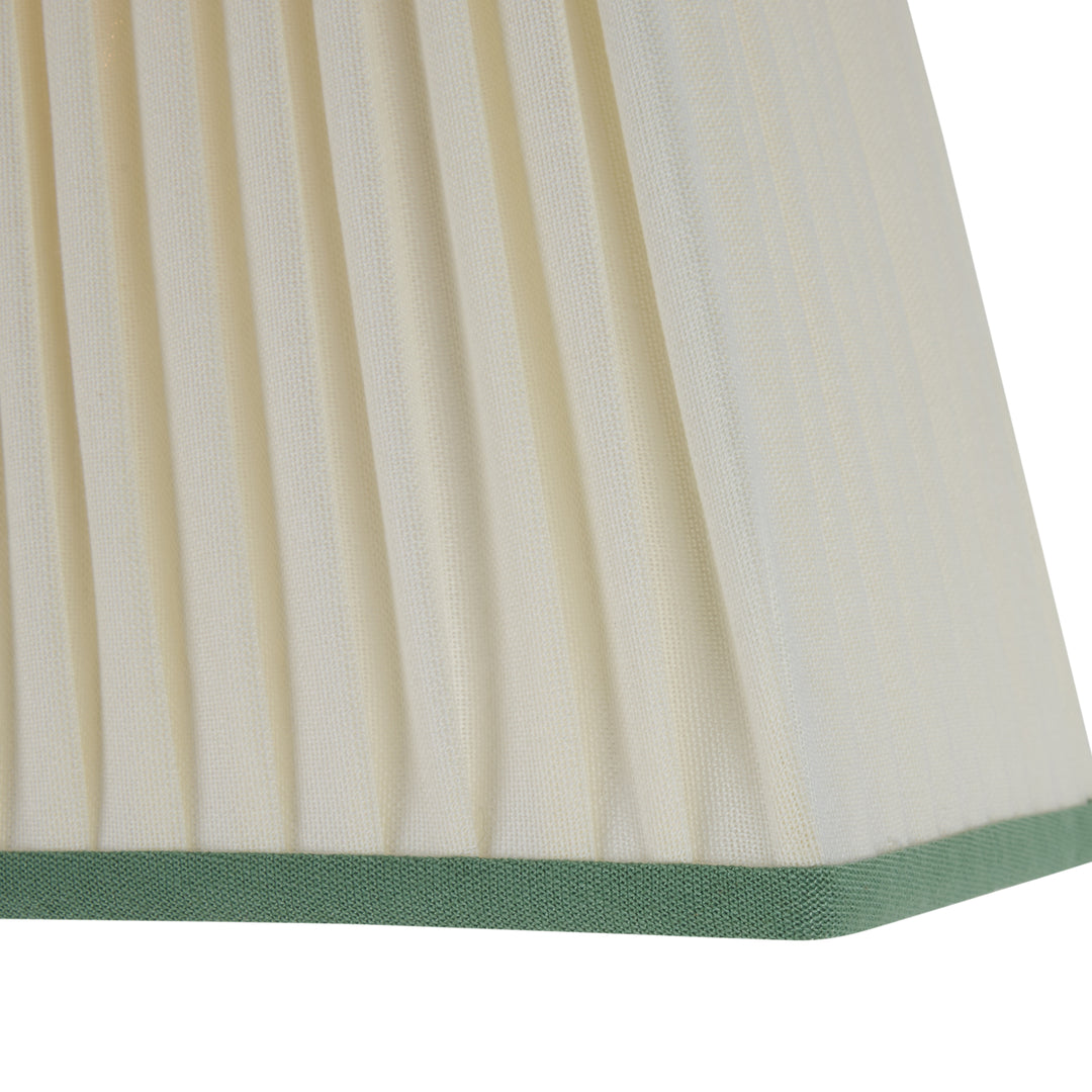 Off White/Green/Antique Brass