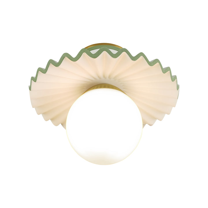 Fancy Ruffle Flushmount - C10448