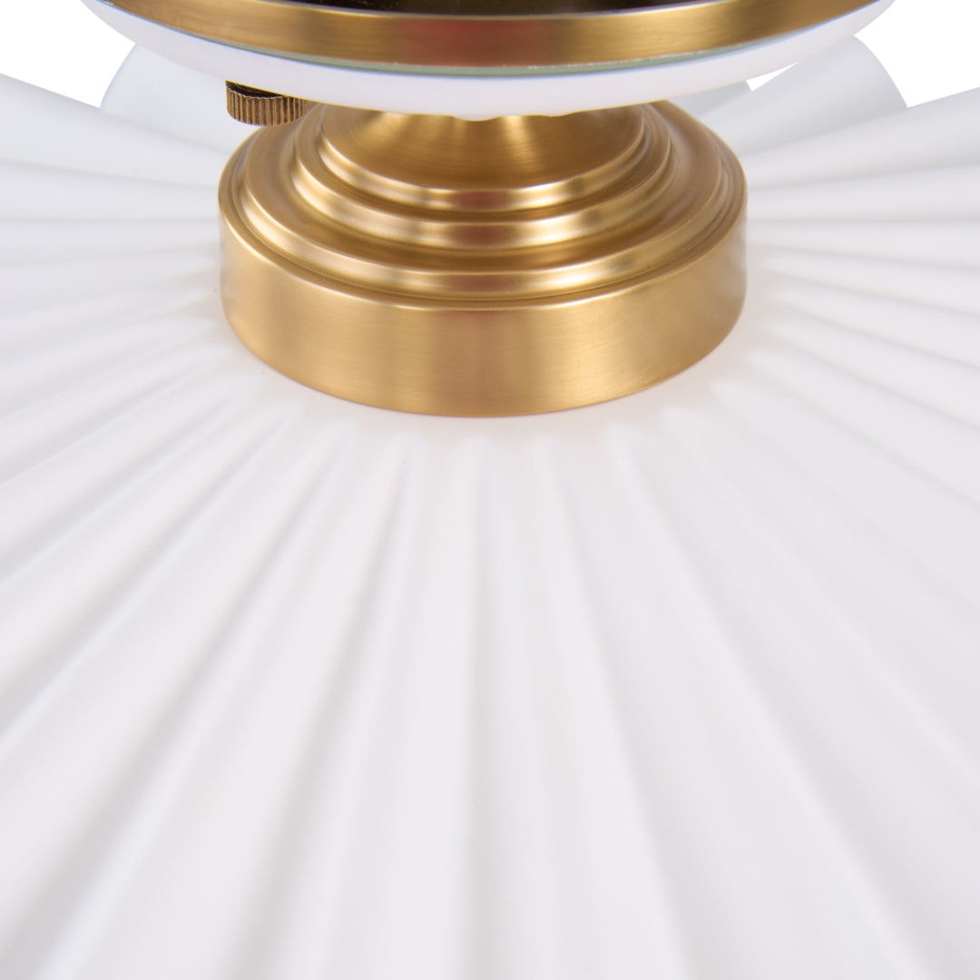Fancy Ruffle Flushmount - C10448