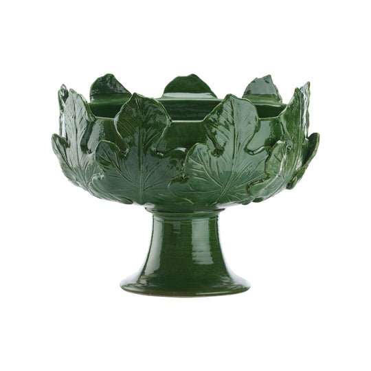 Fig Leaf Pedestal Vase - C10522