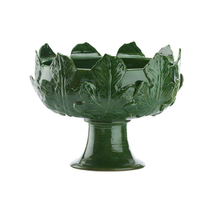 Fig Leaf Pedestal Vase - C10522