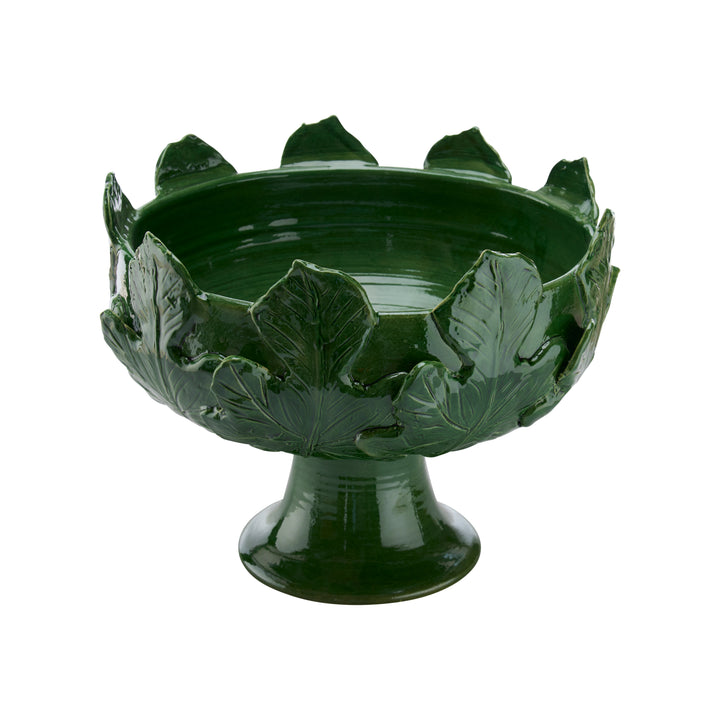 Fig Leaf Pedestal Vase - C10522