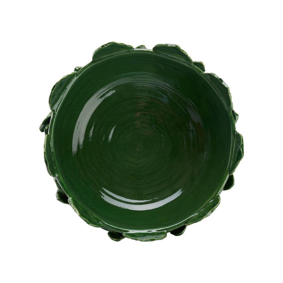 Fig Leaf Pedestal Vase - C10522