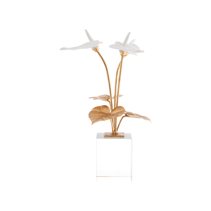 Small Anthuriums on Stand - C10539