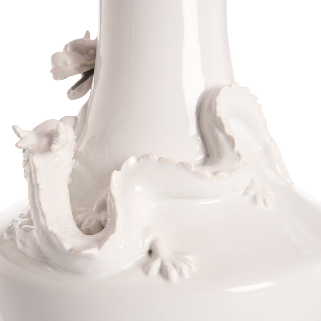 White Glaze Finish