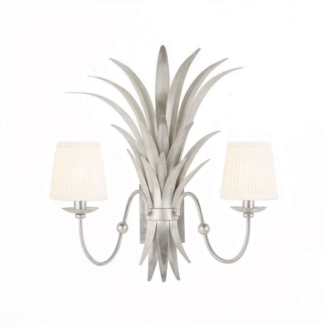 Antique Silver Leaf Finish