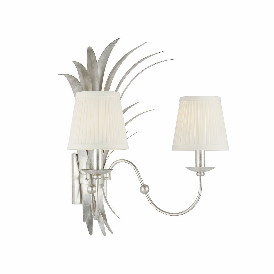 Antique Silver Leaf Finish