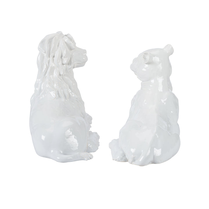 Set of Meissen Lions - C10789