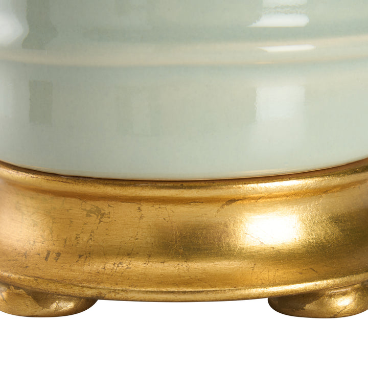 Green Glaze/Gold Leaf