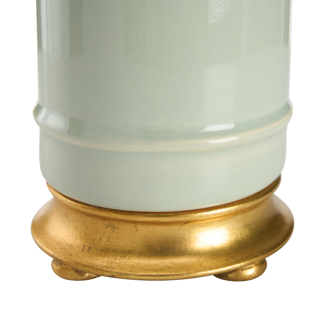 Green Glaze/Gold Leaf