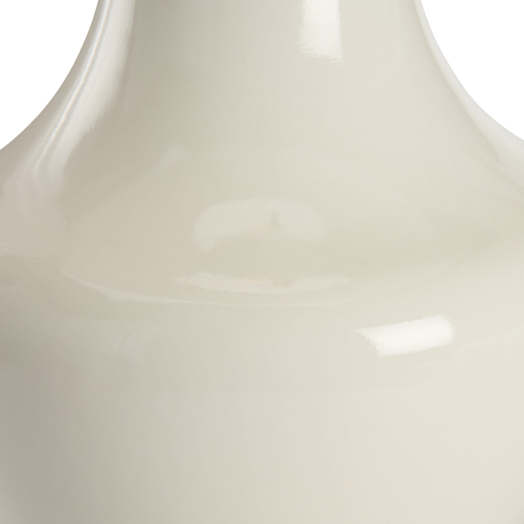 White Glaze/Gold Leaf