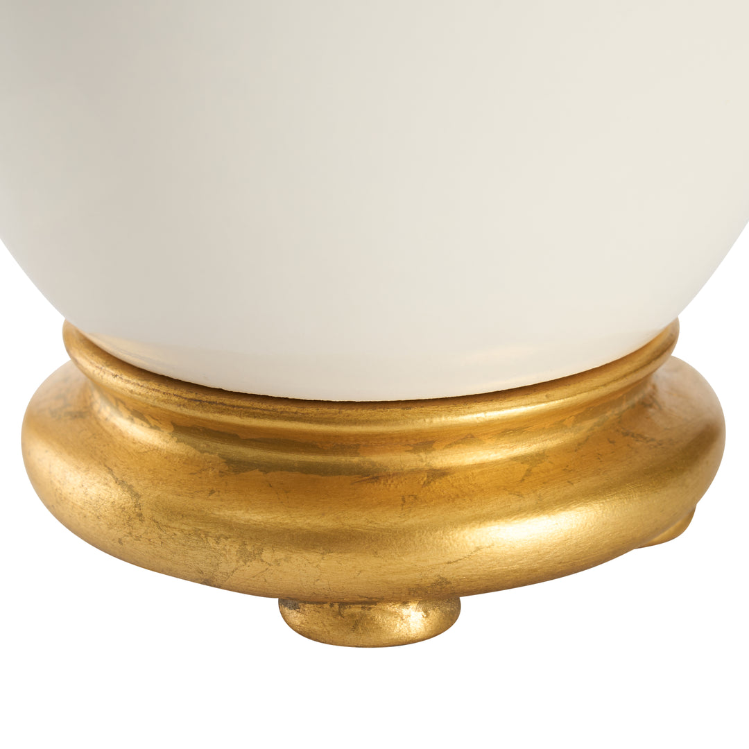 Cream Glaze/Gold Leaf