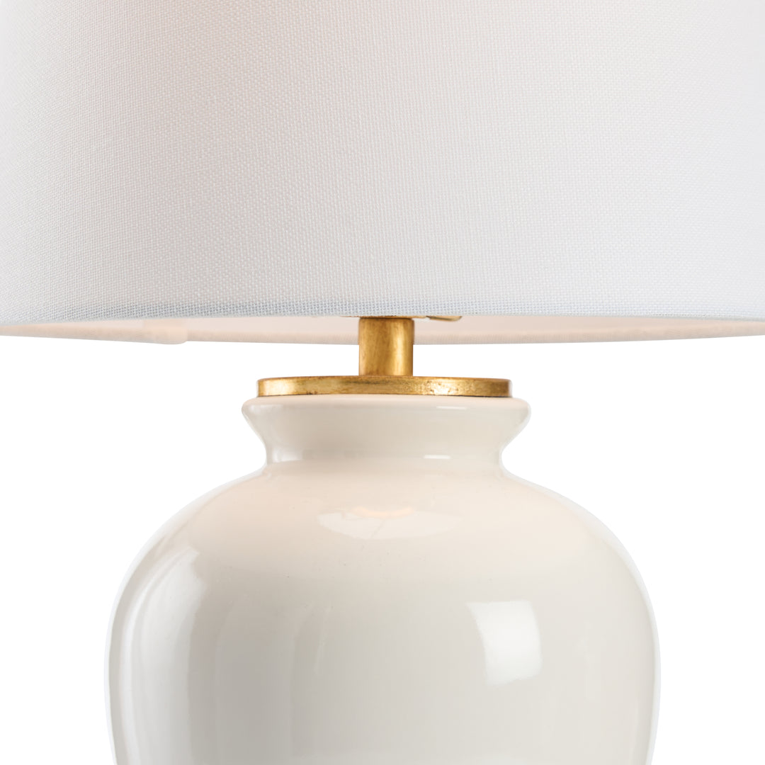 Cream Glaze/Gold Leaf