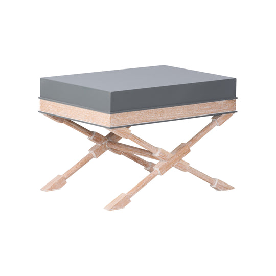 X Lacquer Bench Table - C10964