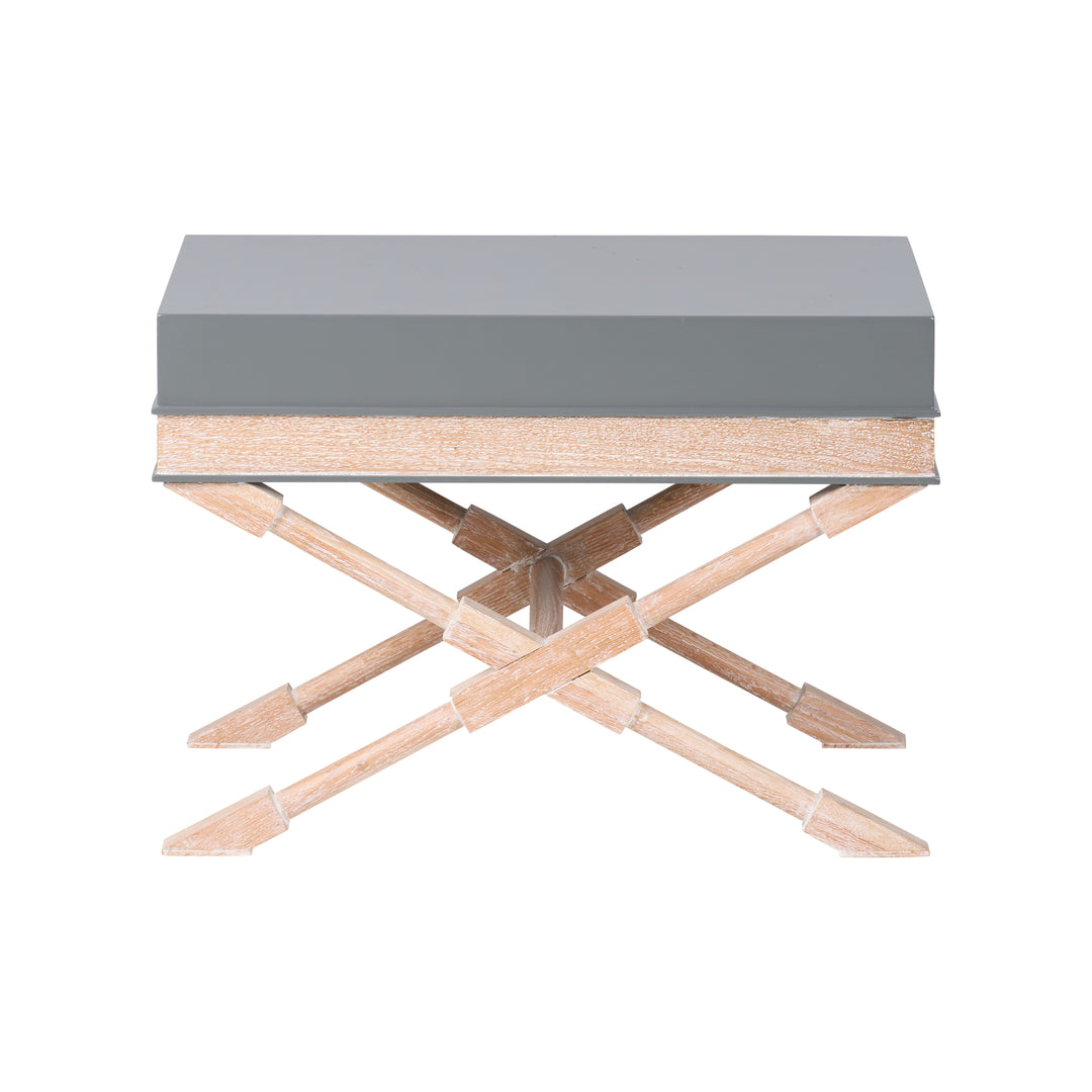 X Lacquer Bench Table - C10964