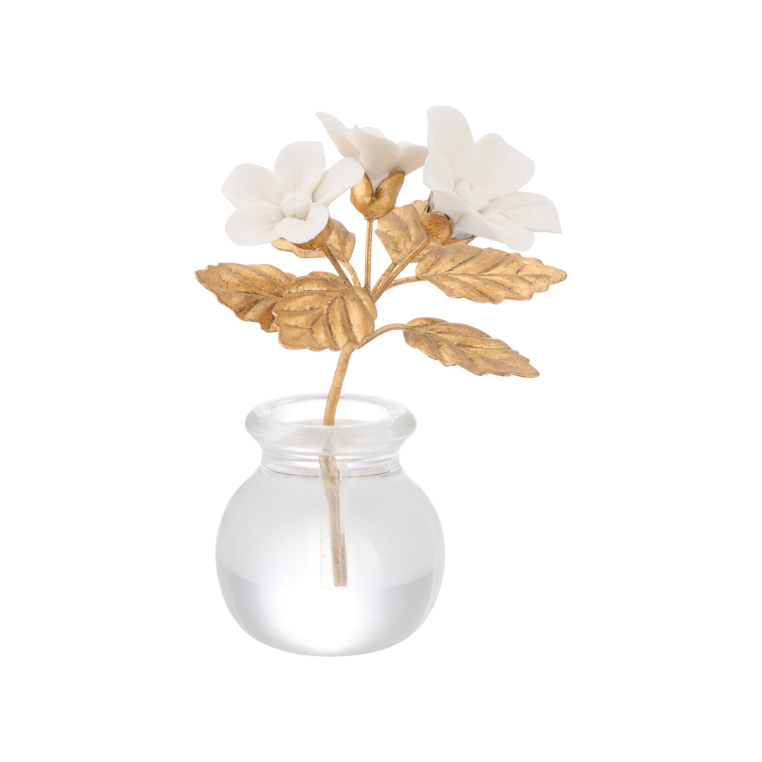 Violet Flower in Pot - C11023