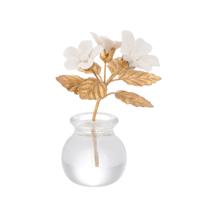 Violet Flower in Pot - C11023