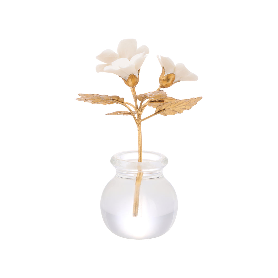 Violet Flower in Pot - C11023