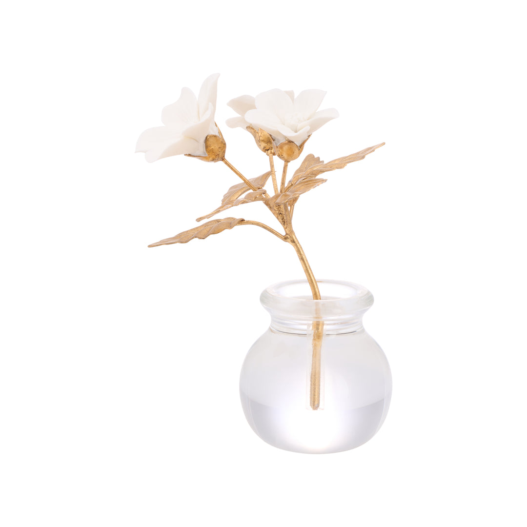 Violet Flower in Pot - C11023