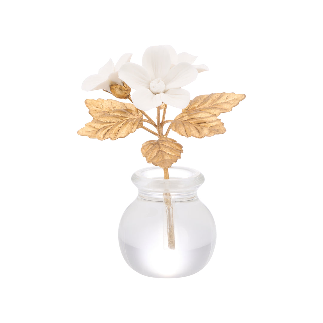 Violet Flower in Pot - C11023