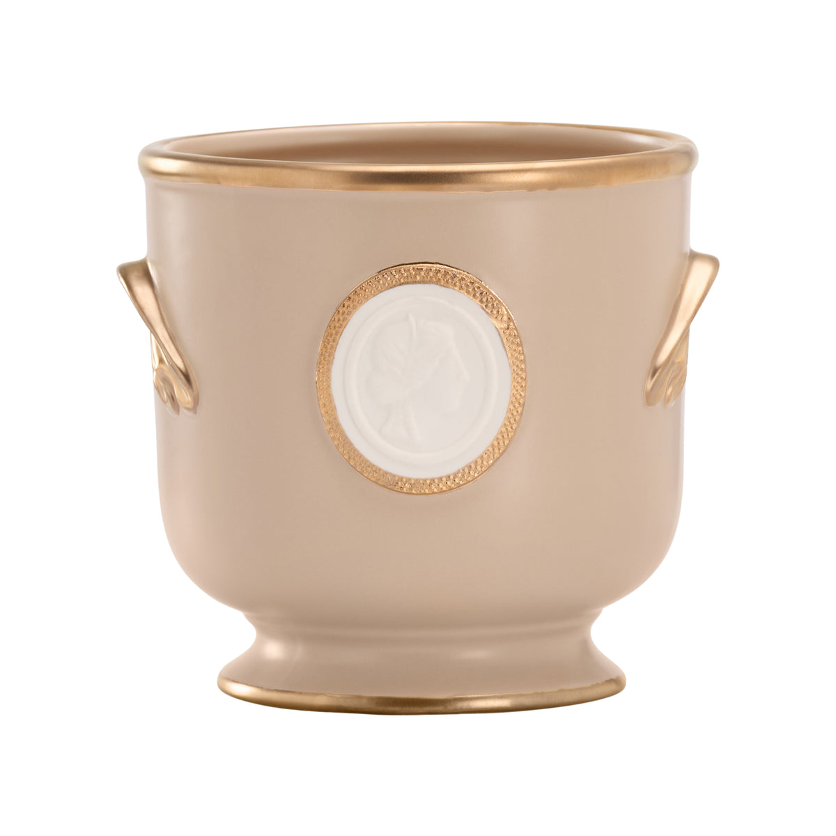 Hand Painted/Beige/Gold