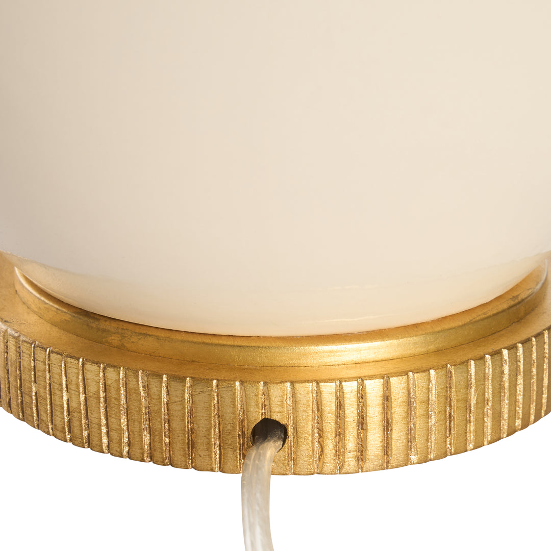 Yellow Glaze/Gold Leaf