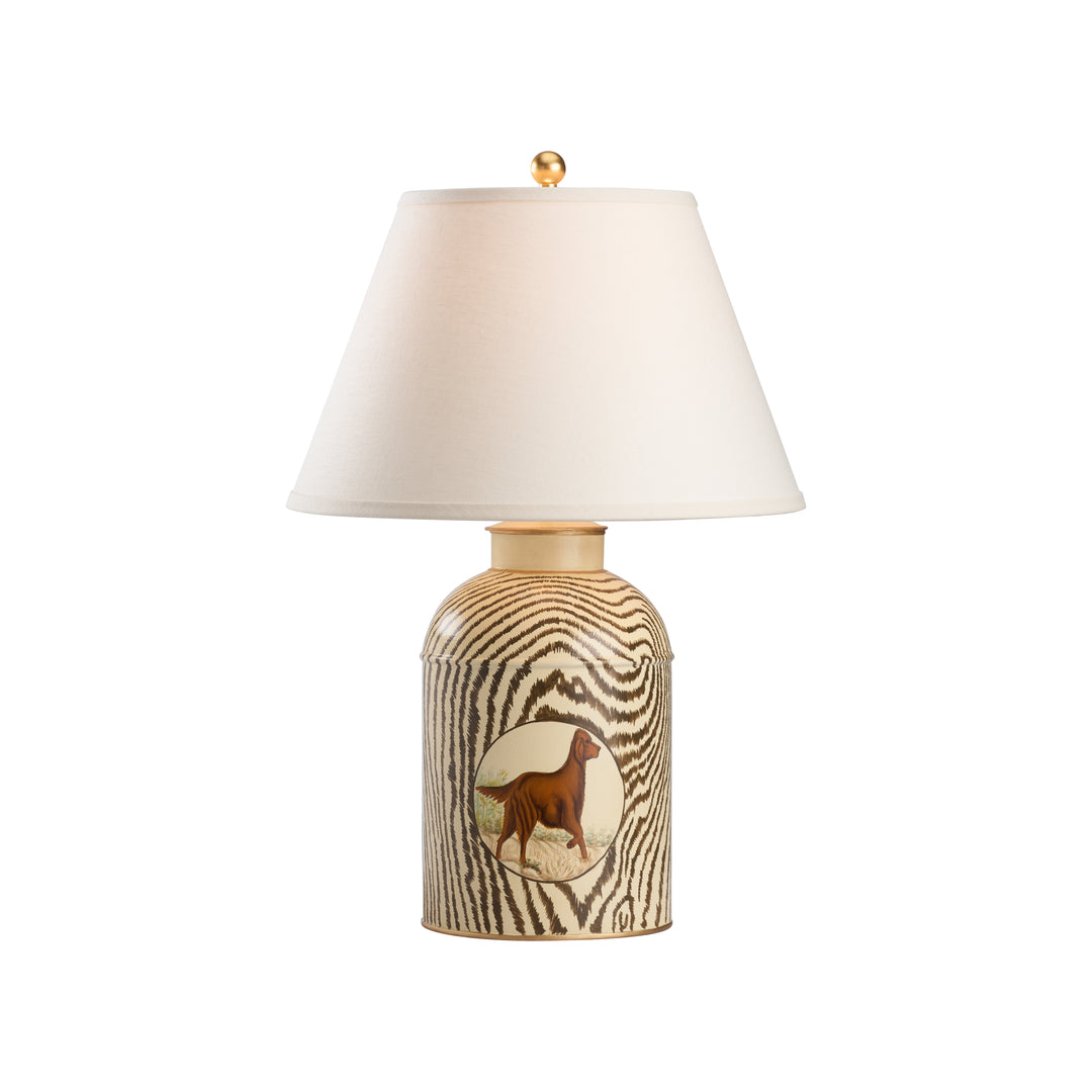 Retriever Tea Caddy Lamp - C11224