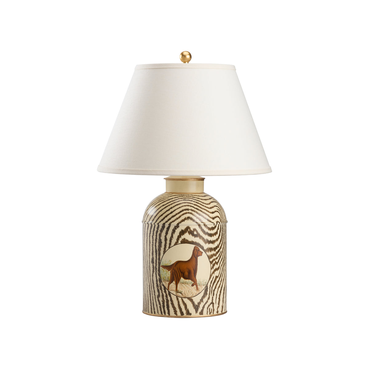 Retriever Tea Caddy Lamp - C11224