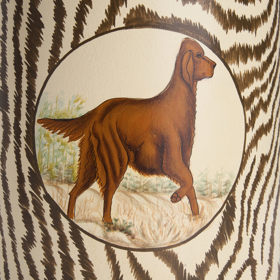 Retriever Tea Caddy Lamp - C11224
