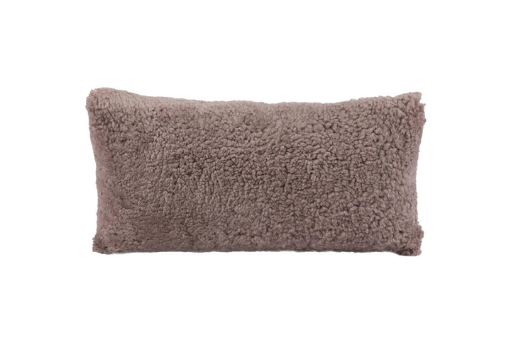 Shortwool Curly Sheepskin Lumbar Cushion - AmericanHomeFurniture
