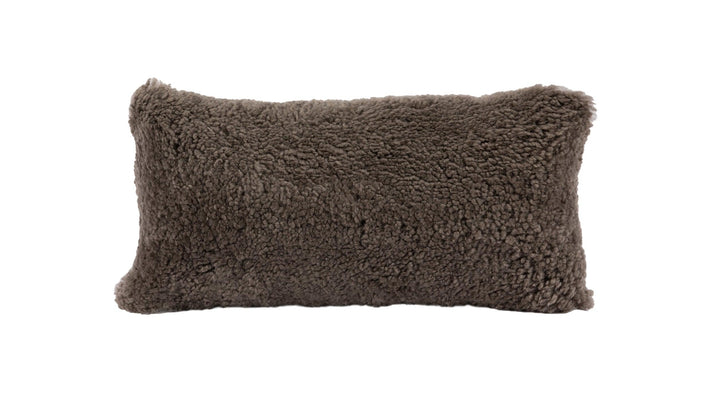 Shortwool Curly Sheepskin Lumbar Cushion - AmericanHomeFurniture