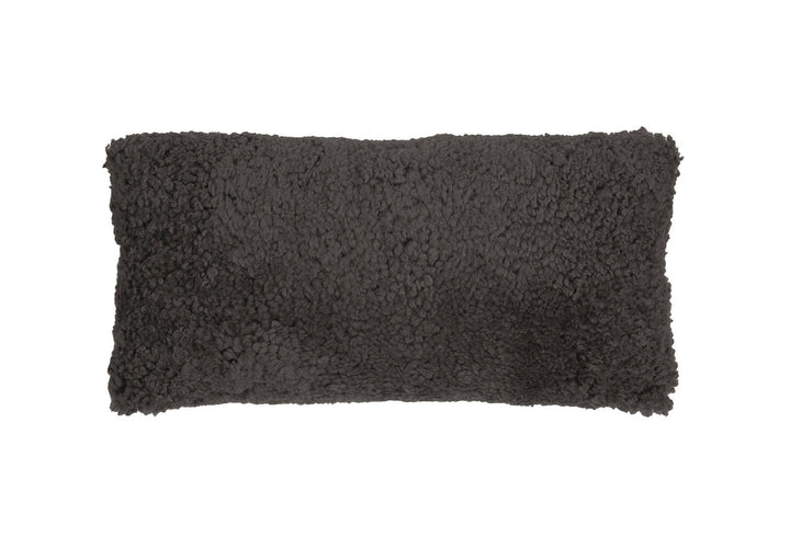 Shortwool Curly Sheepskin Lumbar Cushion - AmericanHomeFurniture