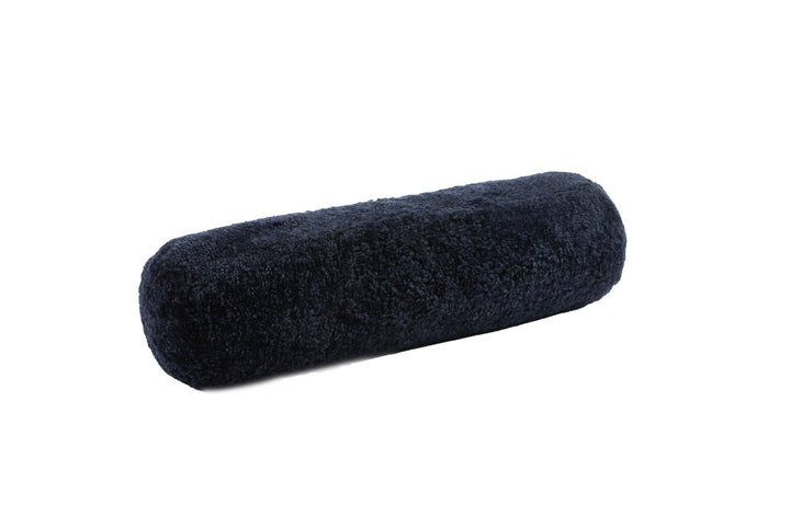 Short Wool Curly Sheepskin Bolster Cushion - AmericanHomeFurniture