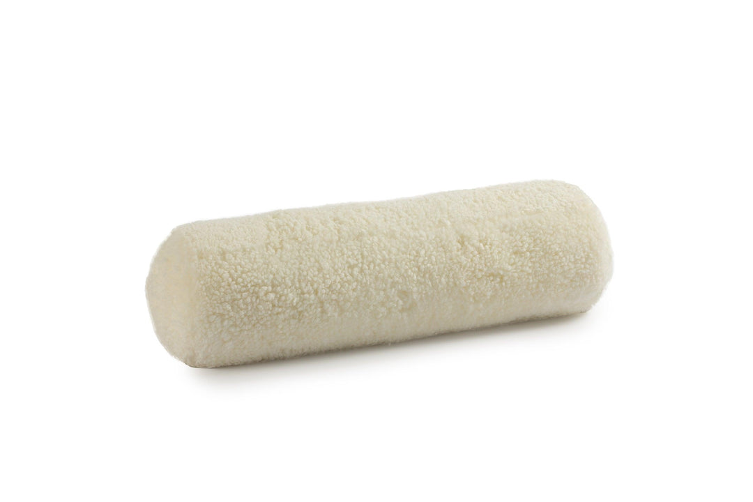 Short Wool Curly Sheepskin Bolster Cushion - AmericanHomeFurniture