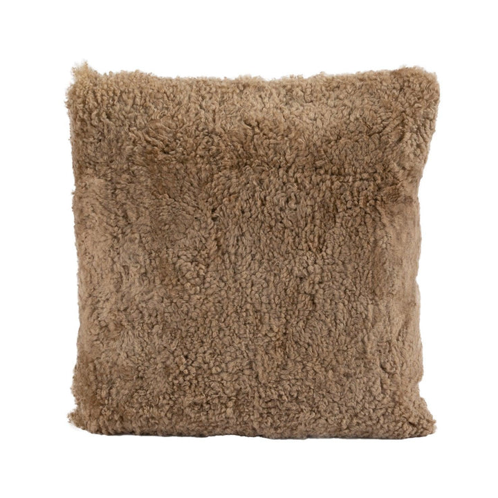 Shortwool Curly Sheepskin Square Cushion - AmericanHomeFurniture