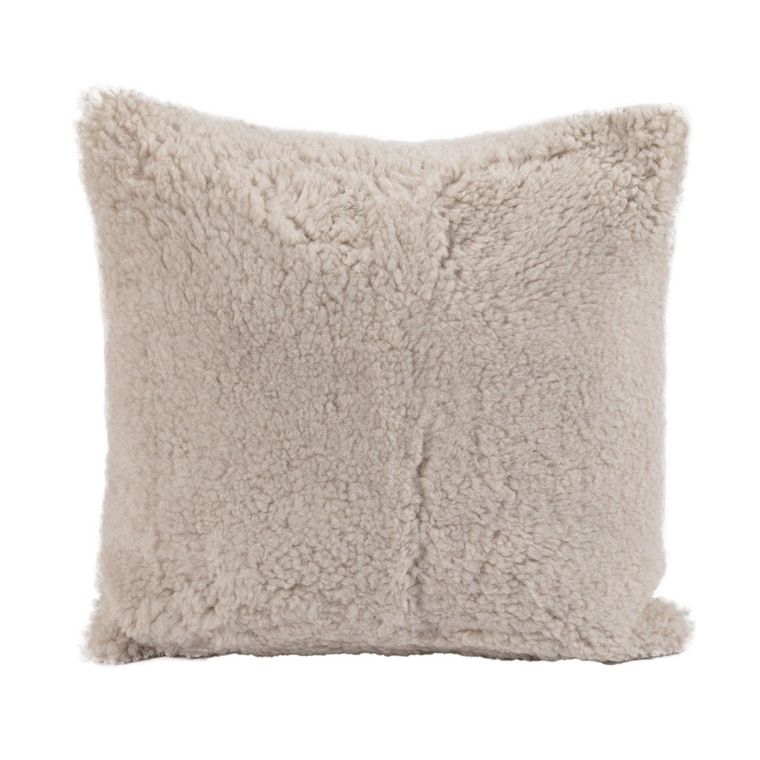 Shortwool Curly Sheepskin Square Cushion - AmericanHomeFurniture