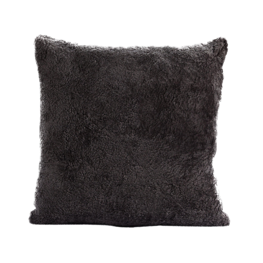 Shortwool Curly Sheepskin Square Cushion - AmericanHomeFurniture