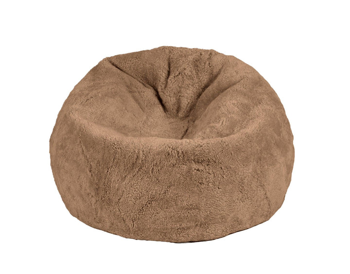 Shorn Curly Sheepskin Beanbag - AmericanHomeFurniture