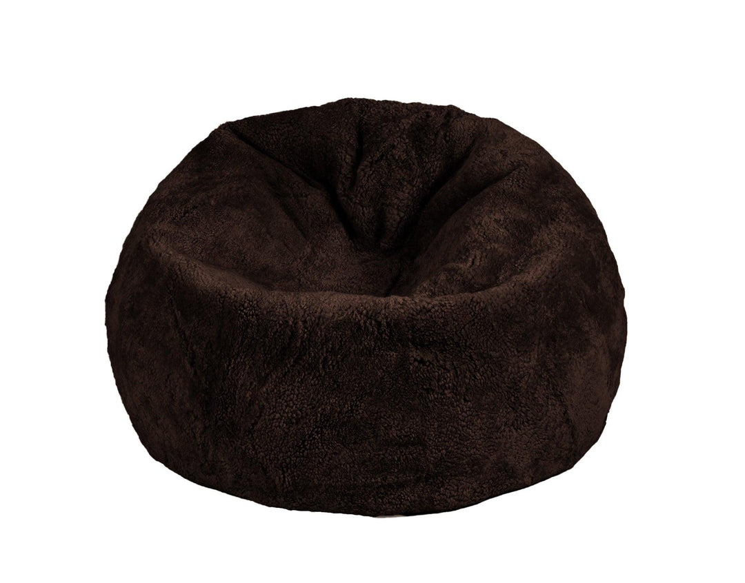 Shorn Curly Sheepskin Beanbag - AmericanHomeFurniture