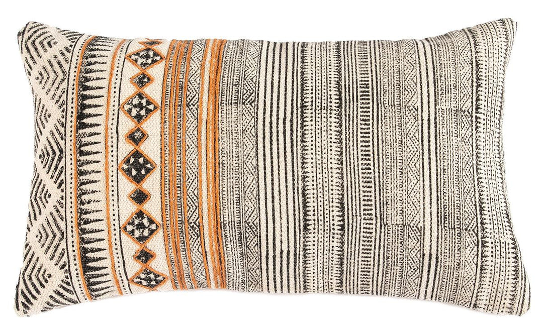 Cotton Lumbar Cushion - AmericanHomeFurniture
