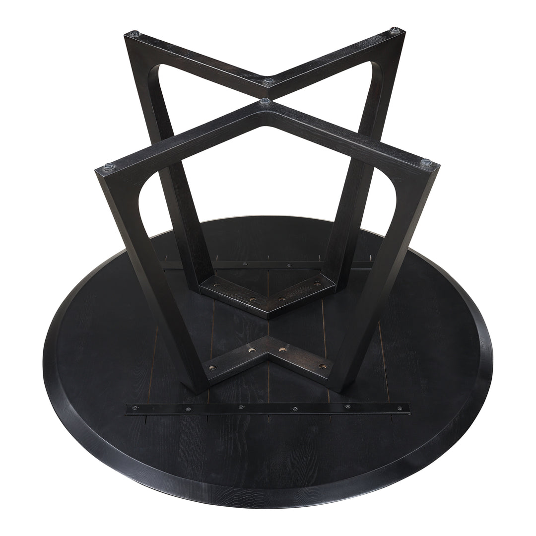 Moe's Home Collection - Godenza Dining Table Round Black Ash - CB-1003-02-0 | American Home Furniture