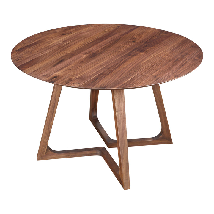 Moe's Home Collection - Godenza Dining Table Round Walnut - CB-1003-03-0 | American Home Furniture