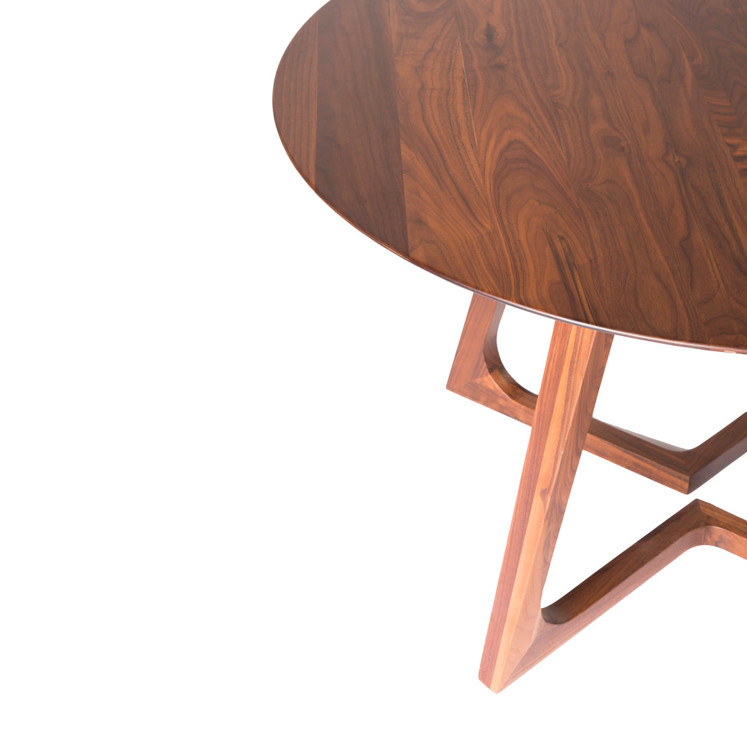 Moe's Home Collection - Godenza Dining Table Round Walnut - CB-1003-03-0 | American Home Furniture