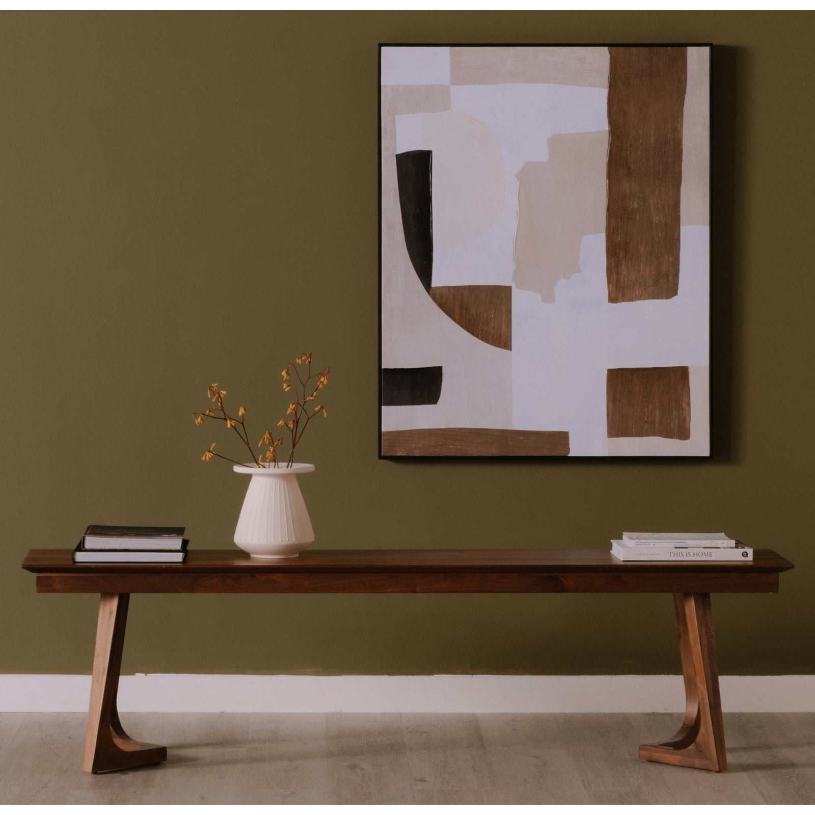 Moe's Home Collection - Godenza Bench Walnut - CB-1022-03-0 | American Home Furniture