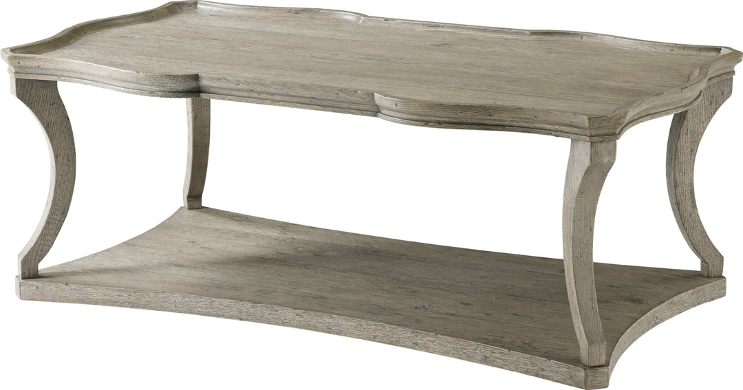 American Home Furniture | Theodore Alexander - Ennis Serpentine Cocktail Table