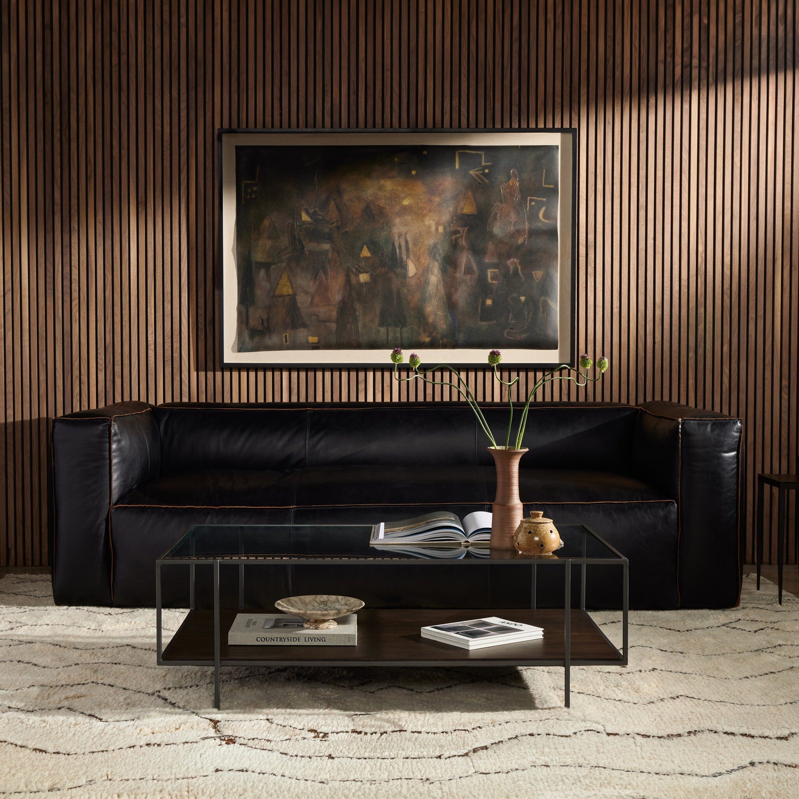 Four Hands - Nolita Reverse Stitch Sofa - CCAR-R1-OSB | American Home Furniture