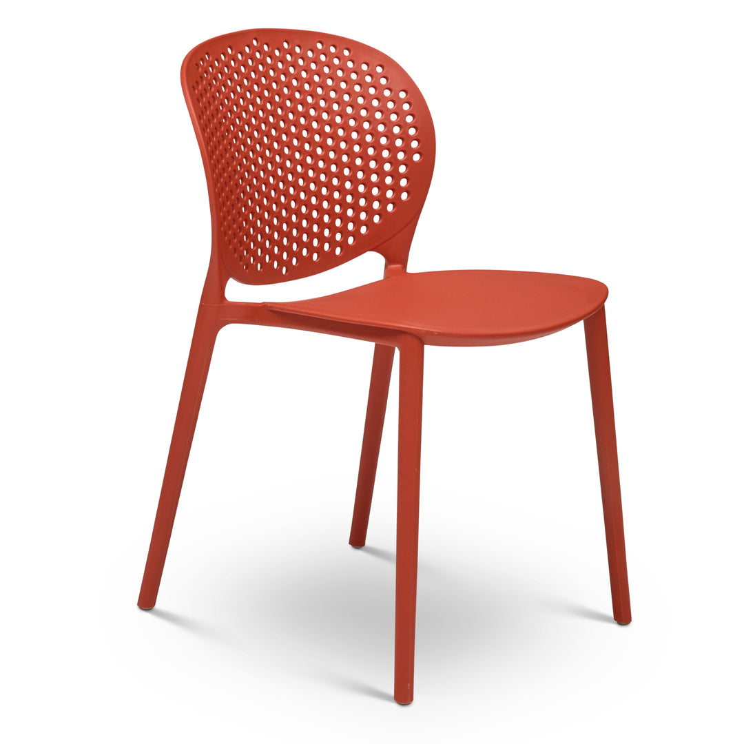 Bailey Stacking Dining Chair (Set of 4) - Dark Orange